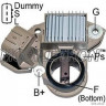 РЕЛЕ РЕГУЛЯТОРЫ ГЕНЕРАТОРА MITSUBISHI 235836 АРТИКУЛ - VR-H2009-148 MOBILETRON