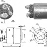 Втягивающее реле стартера VALEO  237686 артикул ZM498