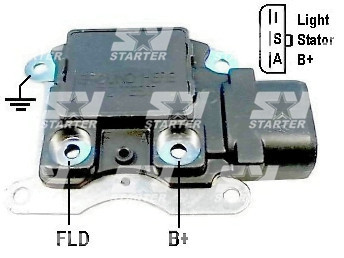 Реле регуляторы генератора FORD  232414 артикул ARE9011